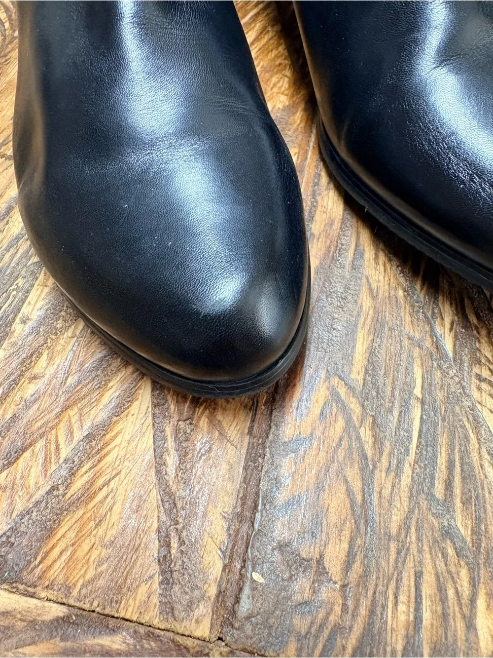 Regarde Le Ciel Stephany 03 Women's Black Leather Ankle Boot Side Zip Size 42